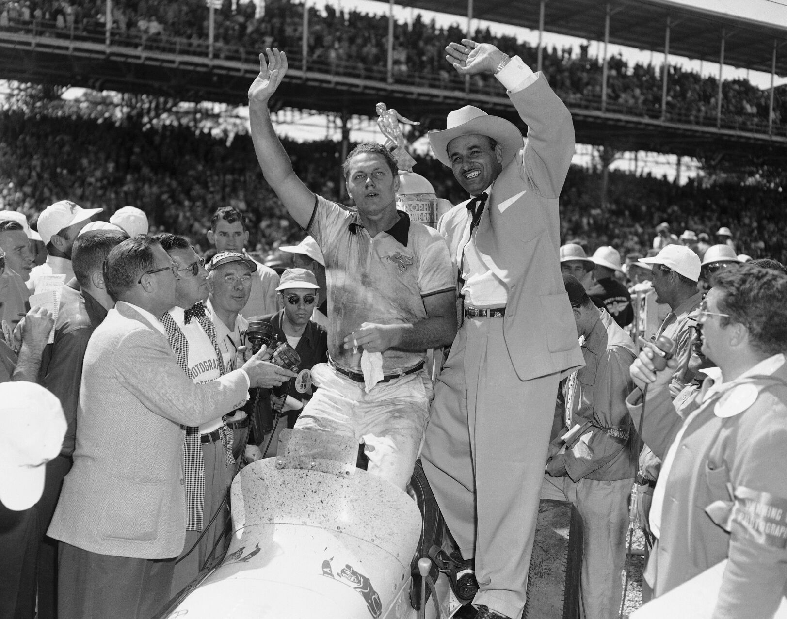 1952: At 22, Troy Ruttman becomes youngest driver to win Indianapolis 500.